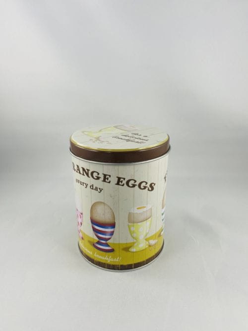 Boîte ronde Free Range eggs For a delicious breakfast !