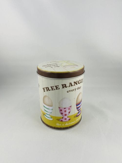 Boîte ronde Free Range eggs For a delicious breakfast !