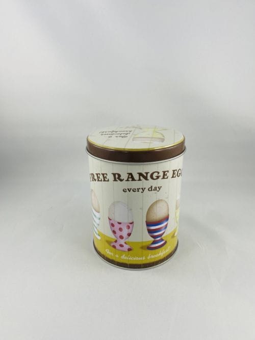 Boîte ronde Free Range eggs For a delicious breakfast !