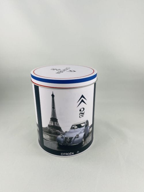 Boîte ronde Citroën 2CV