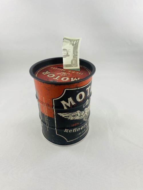 Tirelire Motor Oil
