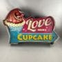 Enseigne Love Menu Cupcake