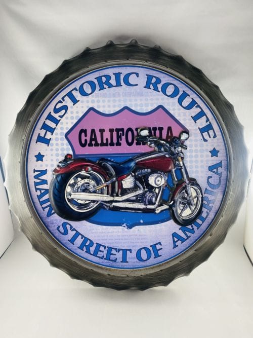 Enseigne Capsule - Historic Route Main Street of America - California