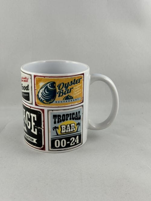 Mug Vintage Restaurant signs collection