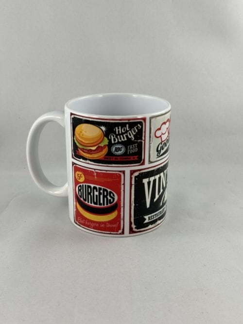 Mug Vintage Restaurant signs collection