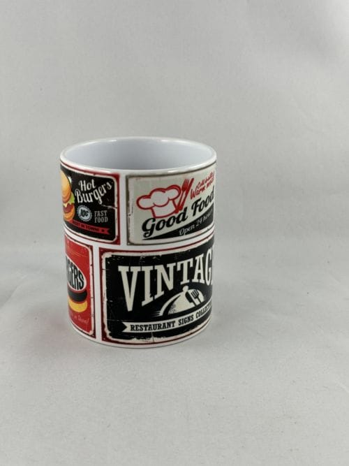 Mug Vintage Restaurant signs collection
