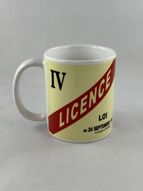 Mug Licence IV - Loi du 24 septembre 1941