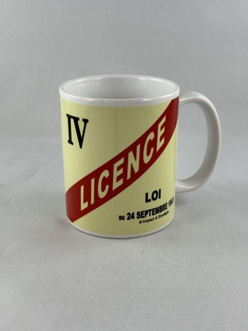 Mug Licence IV - Loi du 24 septembre 1941