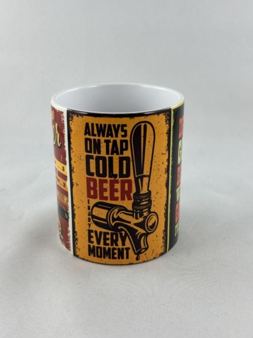 Mug Menu Beer - Always on tap cold beer - enjoy every moment