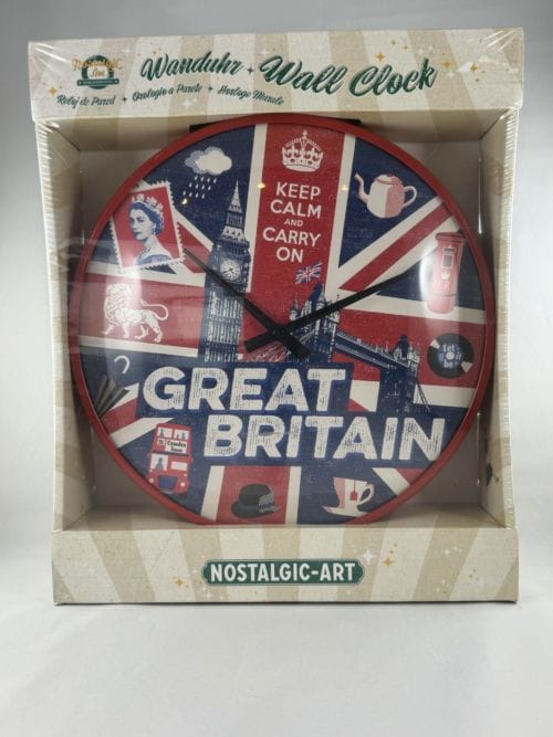 Pendule Great Britain - Keep calm and carry on