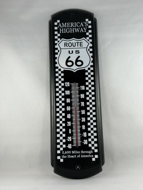 Thermomètre America's Highway Route US 66 2,600 Miles through the Heart of America.