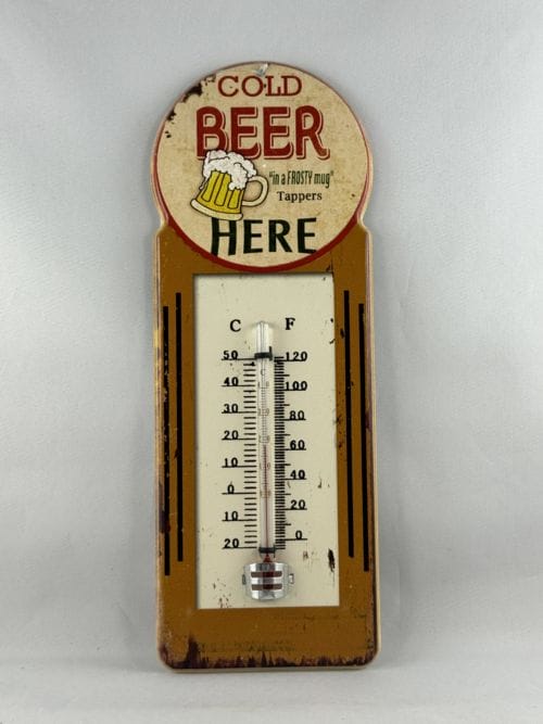 Thermomètre Cold Beer "in a FROSTY mug" Tappers Here