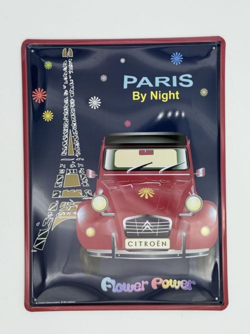 Citroën Paris by night 2CV flower power