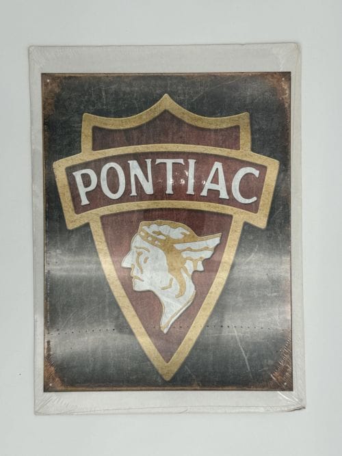 Pontiac - Ecusson avec tête d'indien