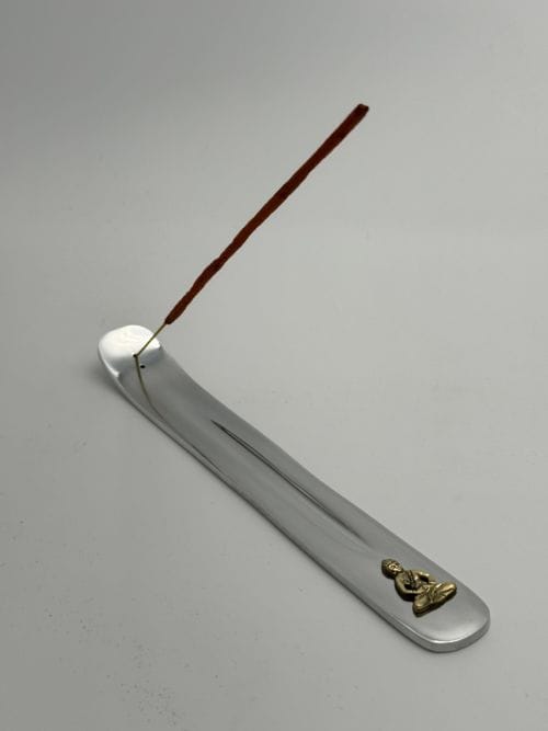 Porte encens métal Bouddha