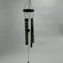 Carillon mobile 4 tubes en métal Bronze - Yin & Yang