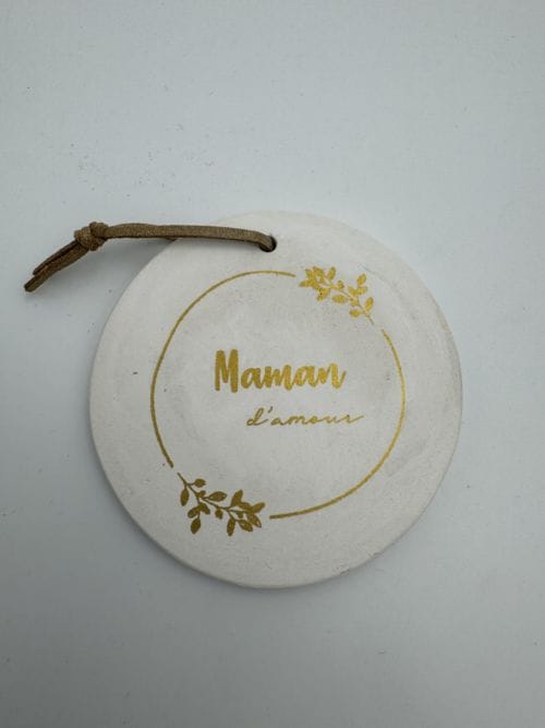 Médaillon Maman d'amour - Poussière des Rues