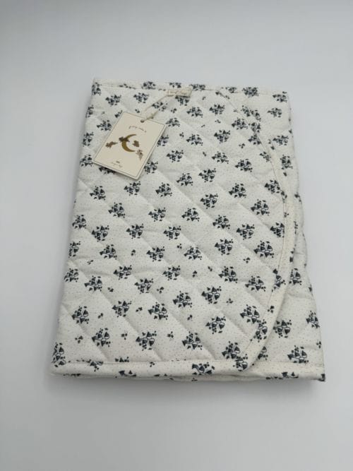 Matelas à langer de voyage - Bleu et Blanc - Konges Slojd