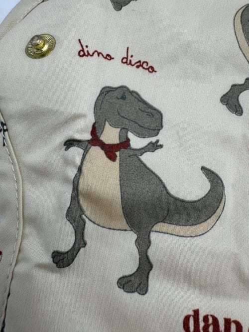 Grand Bavoir Comea Crème et dinosaures - Konges Slojd