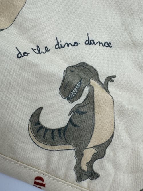 Grand Bavoir Comea Crème et dinosaures - Konges Slojd