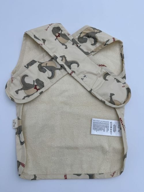 Grand Bavoir Comea Crème et dinosaures - Konges Slojd