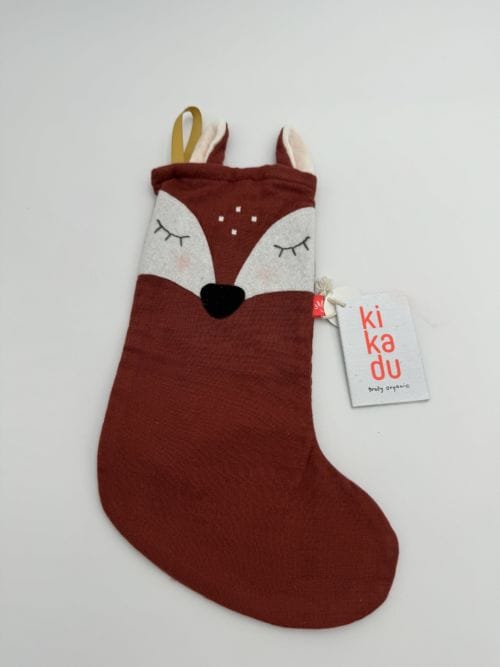 Chaussette de Noel couleur rouille - Kikadu