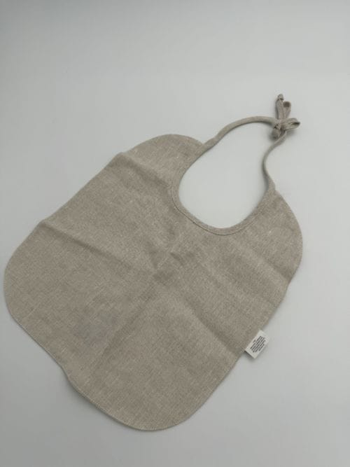 Grand bavoir lin gris - Maison Roussot