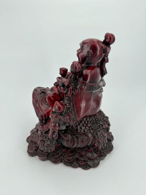 Bouddha Rieur sur Grenouille à trois pattes 30 cm