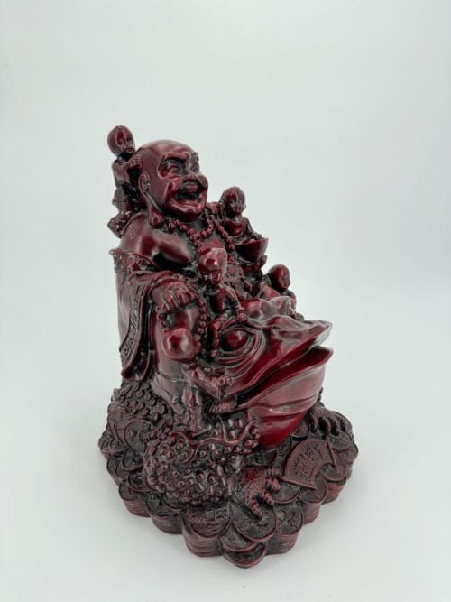 Bouddha Rieur sur Grenouille à trois pattes 30 cm