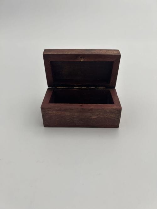 Petite boîte Yin et Yang - Bois et Laiton