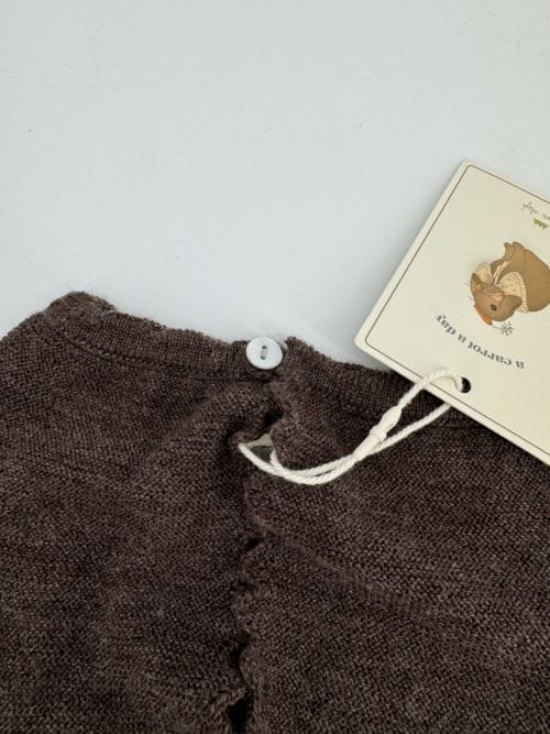 Bonnet 'Cat Helmet' Marron de Konges Slojd