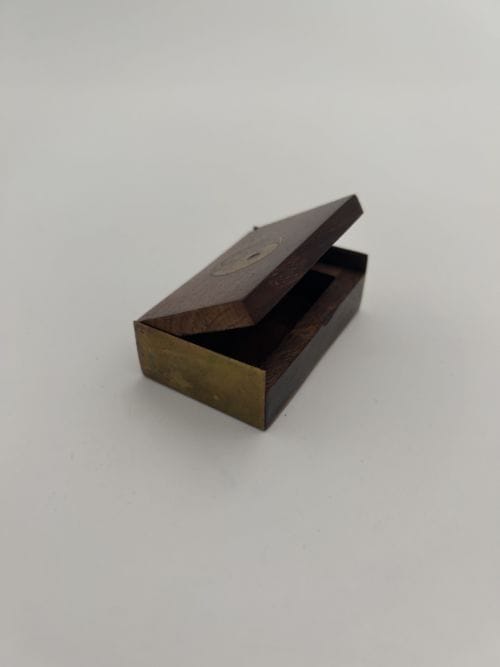 Boîte Yin et Yang - Bois et Laiton