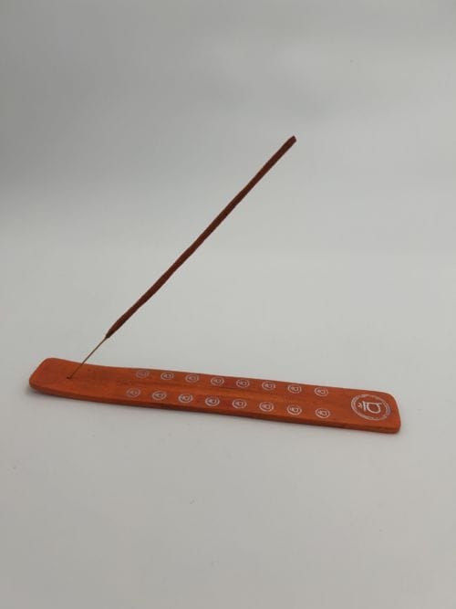 Porte encens bâton chakra sacré - orange