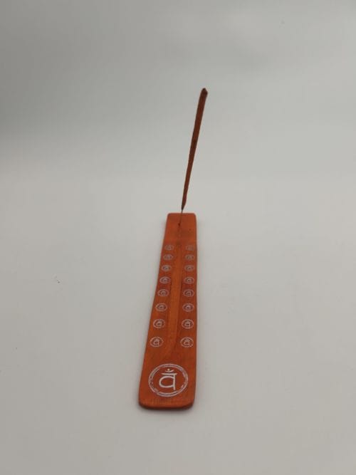 Porte encens bâton chakra sacré - orange