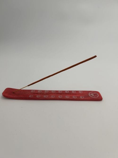 Porte encens bâton chakra racine - rouge