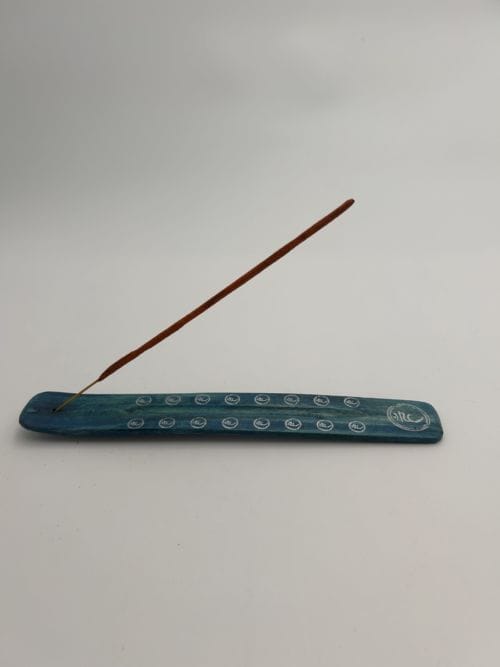 Porte encens bâton chakra de la gorge - bleu