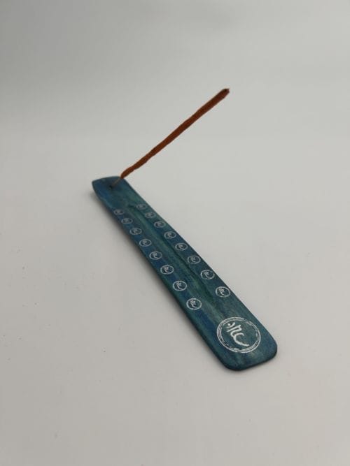 Porte encens bâton chakra de la gorge - bleu