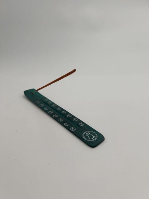 Porte encens bâton chakra du coeur - bleu