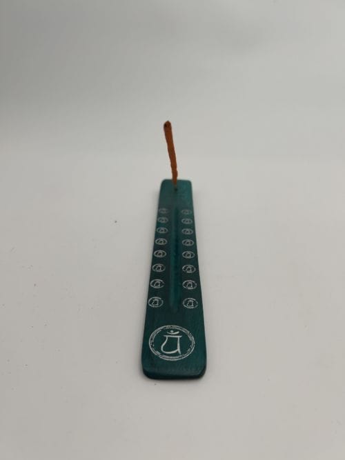 Porte encens bâton chakra du coeur - bleu