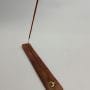Porte encens en bois avec symbole OM