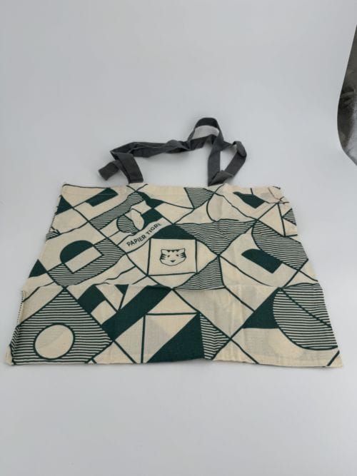 Tote Bag - Papier Tigre - Vert