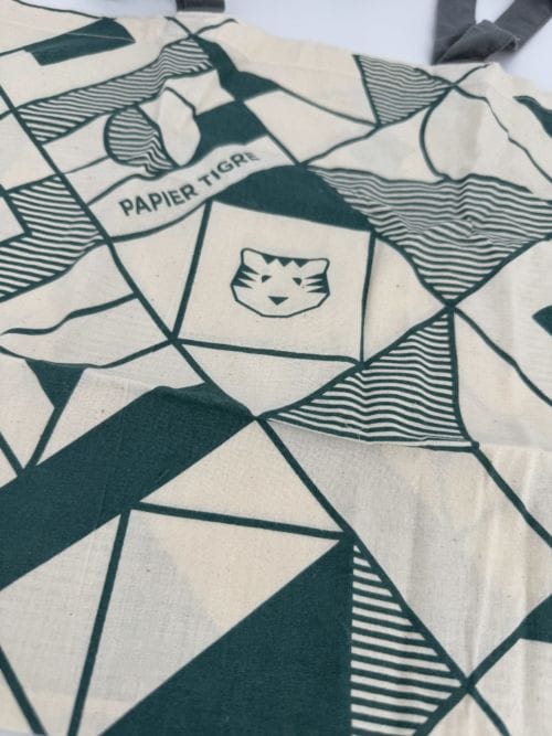 Tote Bag - Papier Tigre - Vert
