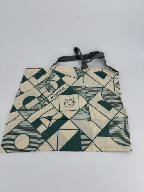 Tote Bag - Papier Tigre - Vert