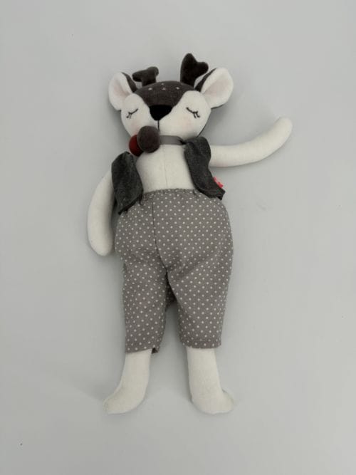 Poupée Monsieur Faon en Coton Bio - Kikadu