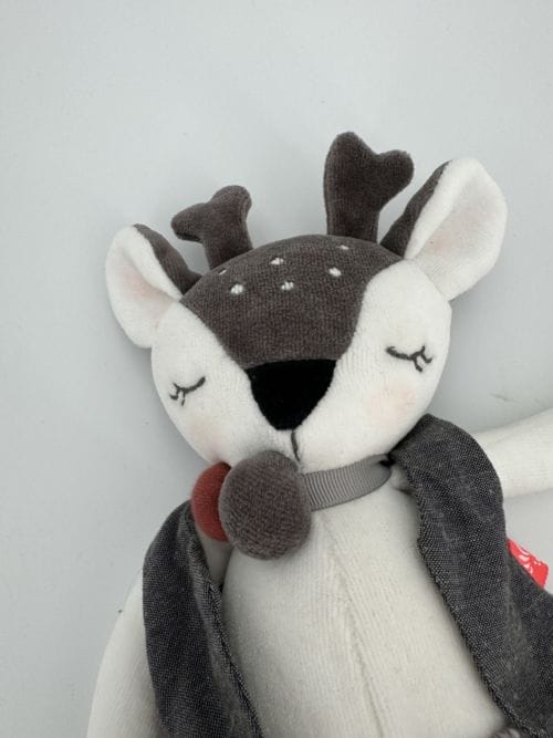 Poupée Monsieur Faon en Coton Bio - Kikadu