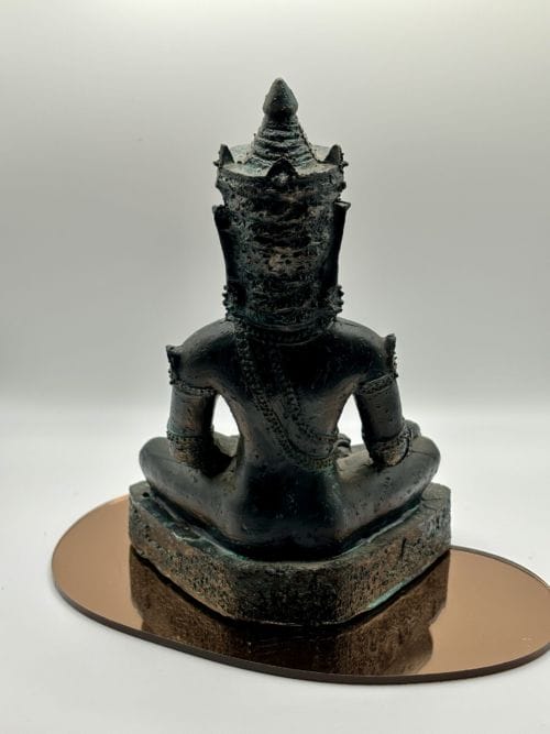 Statuette Bouddha noire