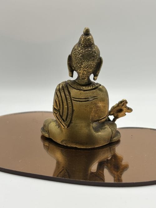 Statuette du Bouddha de médecine en bronze