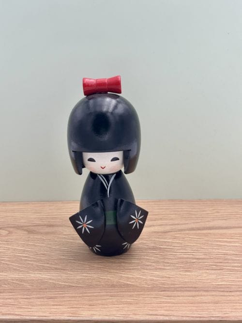 Poupée Japonaise Kokeshi Noire