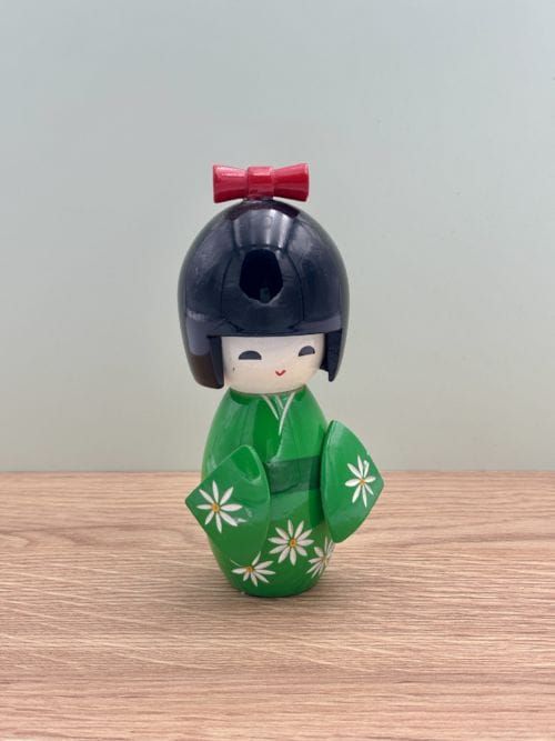 Poupée Japonaise Kokeshi Verte