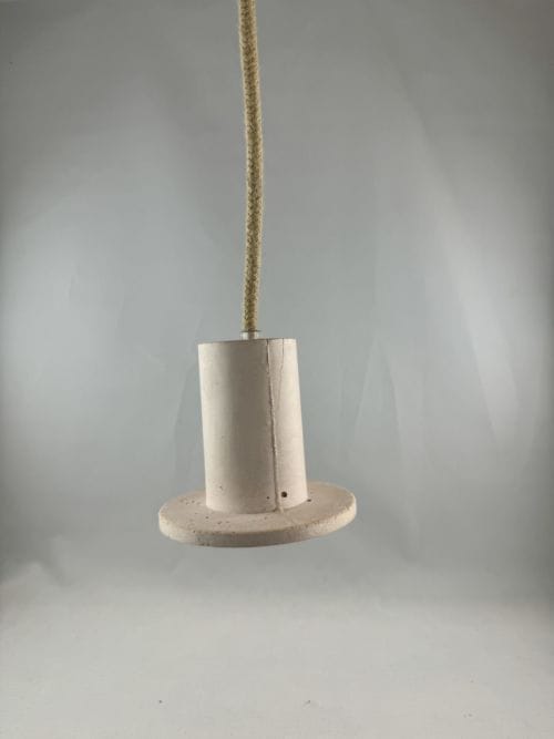 Suspension Ama 10 Blanc avec interupteur - Zuri